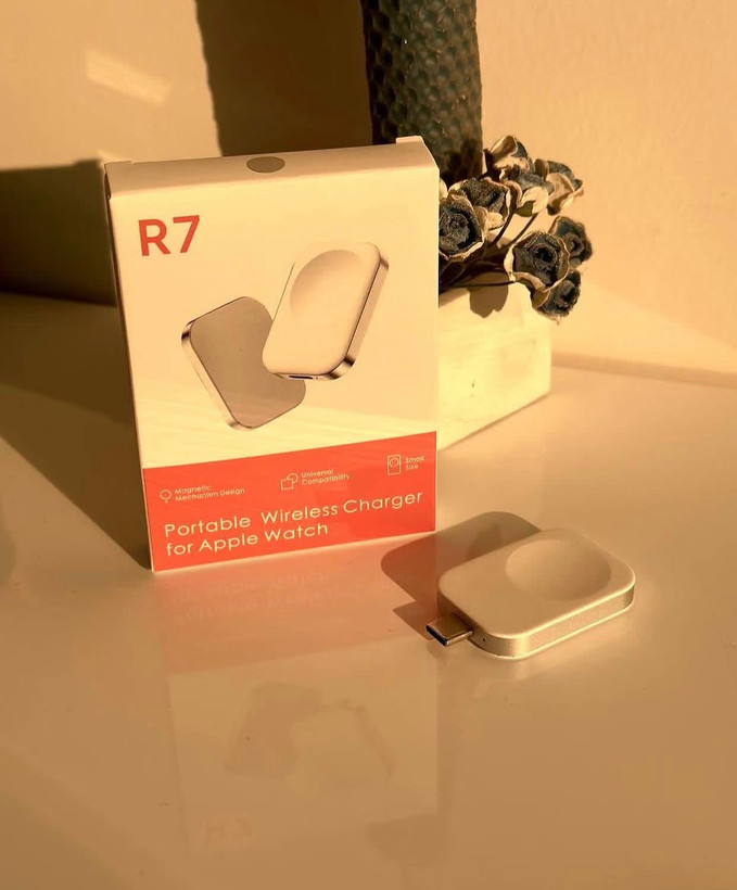 شارژر بیسیم قابل حمل برای اپل واچ مدل R7